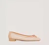 Stuart Weitzman Arabella Ballet Flat In Ginger