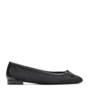 Stuart Weitzman Emilia Mary Jane Ballerina Shoes In Black