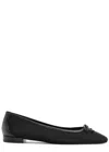 Stuart Weitzman Arabella Mesh Ballet Flats In Black