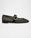 Stuart Weitzman Mary Jane Dancer "arabella" In Black