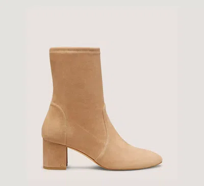 Stuart Weitzman Ariana 60 Sock Bootie The Sw Outlet In Sandalwood