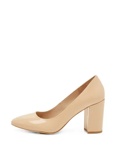 Pre-owned Stuart Weitzman Ariana Leather Heeled Pumps In Neutral