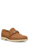 Stuart Weitzman Men's Aurelio Nubuck Twisted Bit Loafers In Taupe Brown