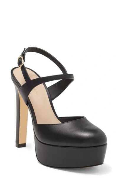 Stuart Weitzman Avenue 130 Platform Pump In Black
