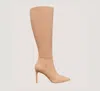 Stuart Weitzman Avenue Zip 95 Knee-high Boot The Sw Outlet In Sandalwood