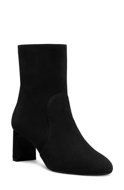 Stuart Weitzman Babette 60 Leather Bootie In Black
