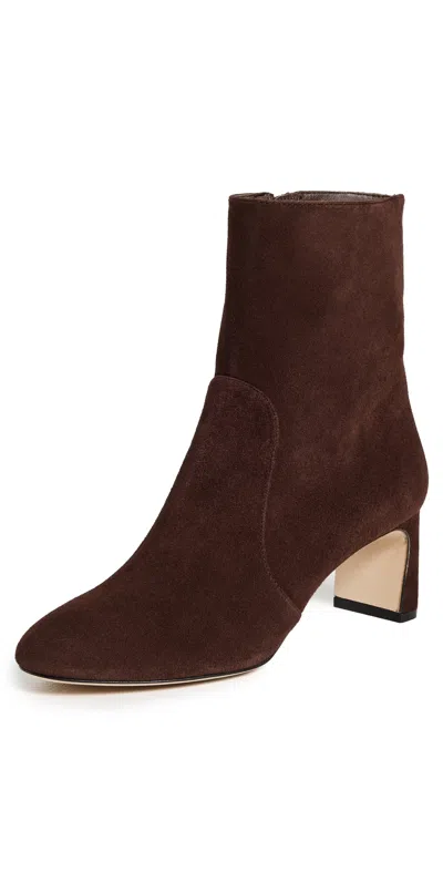 Stuart Weitzman Babette 60 Zip Boots Walnut In Brown