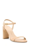 Stuart Weitzman Babette 85 Ankle Strap Sandal In Brown