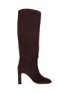 Stuart Weitzman 'babette 85' Boots In Brown