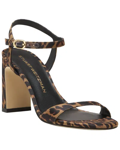 Stuart Weitzman Babette 85 Sandal In Animal Print