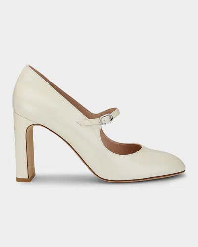 Stuart Weitzman Babette 85mm Patent Leather Mary Janes In Multi