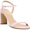 Stuart Weitzman Babette Ankle Strap Sandal In Pink