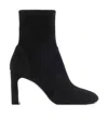 Stuart Weitzman 85mm Block-heel Ankle Boots In Black