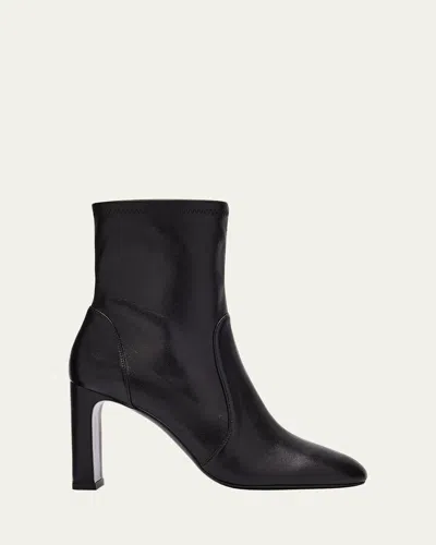 Stuart Weitzman Babette Leather Booties In Animal Print