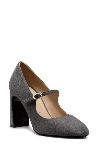 Stuart Weitzman Babette Mary Jane 85 Pump In Gray
