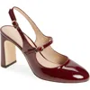 Stuart Weitzman Babette Mary Jane Slingback 85 In Red