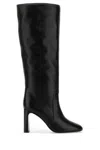 Stuart Weitzman Babette Nappa Leather Mini Boots With 8.5 Cm Heel In Black