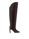 Stuart Weitzman Babette Over-the-knee Tubo Boots In Red