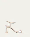Stuart Weitzman Babette Patent Ankle-strap Sandals