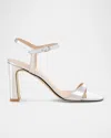 Stuart Weitzman Babette Patent Ankle-strap Sandals