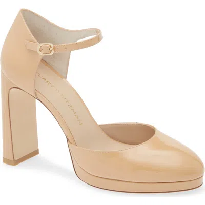 Stuart Weitzman Babette Platform Pump In Brown
