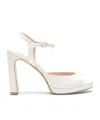 Stuart Weitzman Babette Platform In White