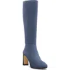 Stuart Weitzman Babette Platform Zip Boot In Blue