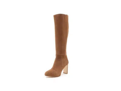 Stuart Weitzman Babette Platform Zip Boots In Brown