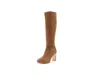 Stuart Weitzman 90mm Babette Suede Knee-high Platform Boots In Brown