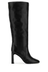 Stuart Weitzman Babette Nappa Leather Mini Boots With 8.5 Cm Heel In Black