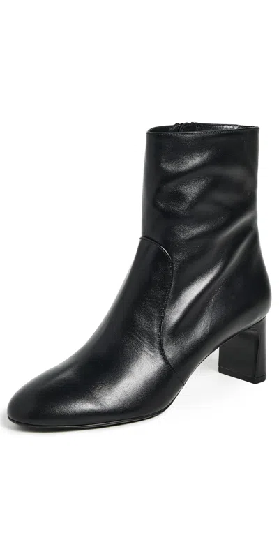 Stuart Weitzman Babette Zip Bootie 60mm Black