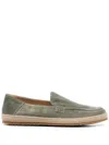 Stuart Weitzman Bala Loafers In Green