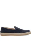 Stuart Weitzman Loafers With Espadrille Sole And Suede Upper In Blue