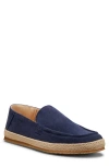 Stuart Weitzman Bala Slip-on Shoe In Navy Blue