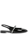 Stuart Weitzman Stefanie Ballet Flats In Grey