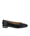 Stuart Weitzman Ballet Flats In Black