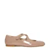 Stuart Weitzman Round Head Ballet Flats In Pink