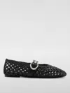 Stuart Weitzman Mary Jane Ballerina Shoes In Black