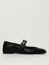 Stuart Weitzman Ballet Flats  Woman Color Black In Black