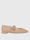 Stuart Weitzman Arabella Mary Jane Ballerina In Gold