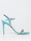 Stuart Weitzman Heeled Sandals  Woman Color Turquoise In Turquoise