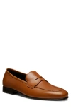 Stuart Weitzman Banks Penny Loafer In Cognac