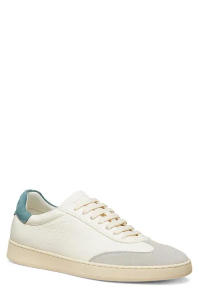 Stuart Weitzman Banner Sneaker In Wht/gry/blu