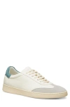 Stuart Weitzman Banner Sneaker In White Bianco/oatmeal/blue
