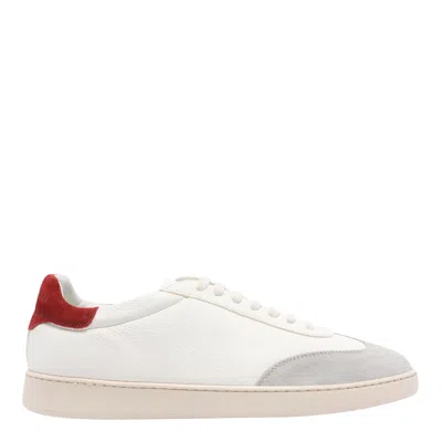 Stuart Weitzman Banner Sneakers In White