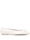 Stuart Weitzman Bardot Ballerina Shoes In Neutrals