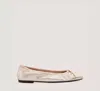 Stuart Weitzman Bardot Bow Flat In Ballet