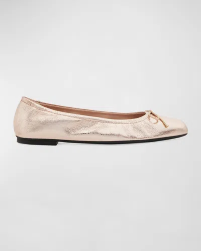 Stuart Weitzman Bardot Bow Flat In Ballet