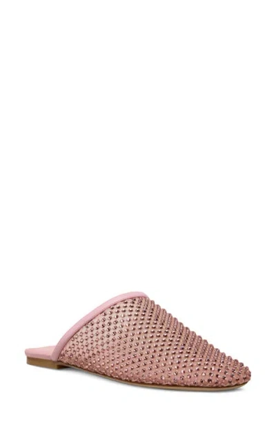 Stuart Weitzman Bareitall Mesh Mule In Pink