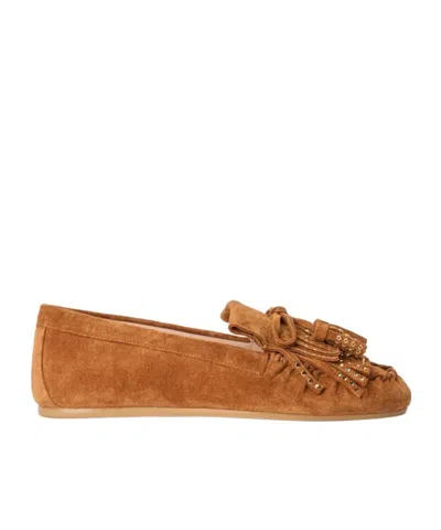 Stuart Weitzman Barry Loafer In Brown